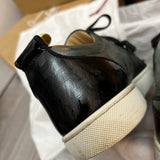 Authentic Christian Louboutin Rantulow Black leather Mesh sneaker 7.5UK 8.5 41.5