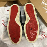 Authentic Christian Louboutin Rantulow Black leather Mesh sneaker 7.5UK 8.5 41.5