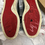 Authentic Christian Louboutin Rantulow Black leather Mesh sneaker 7.5UK 8.5 41.5