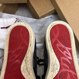 Authentic Christian Louboutin Rantulow Black leather Mesh sneaker 7.5UK 8.5 41.5