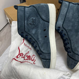 Authentic Christian Louboutin Blue Suede Sneakers 7UK 7 41 8US
