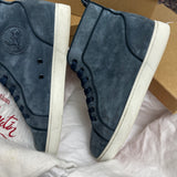 Authentic Christian Louboutin Blue Suede Sneakers 7UK 7 41 8US
