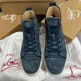 Authentic Christian Louboutin Blue Suede Sneakers 7UK 7 41 8US