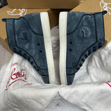 Authentic Christian Louboutin Blue Suede Sneakers 7UK 7 41 8US