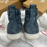 Authentic Christian Louboutin Blue Suede Sneakers 7UK 7 41 8US