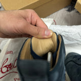 Authentic Christian Louboutin Blue Suede Sneakers 7UK 7 41 8US
