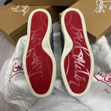 Authentic Christian Louboutin Blue Suede Sneakers 7UK 7 41 8US