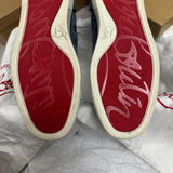 Authentic Christian Louboutin Blue Suede Sneakers 7UK 7 41 8US