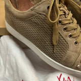 Authentic Christian Louboutin Kraft Beige Mesh Junior sneakers 9UK 43 10US