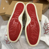 Authentic Christian Louboutin Kraft Beige Mesh Junior sneakers 9UK 43 10US