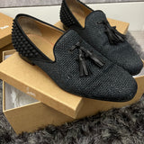 Authentic Christian Louboutin Tassel Woven Shoes 8UK 9US 42