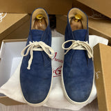 Authentic Christian Louboutin Blue Suede Desert Boot sneakers 6UK 40 7US