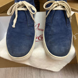 Authentic Christian Louboutin Blue Suede Desert Boot sneakers 6UK 40 7US