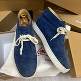 Authentic Christian Louboutin Blue Suede Desert Boot sneakers 6UK 40 7US