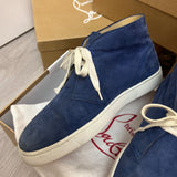 Authentic Christian Louboutin Blue Suede Desert Boot sneakers 6UK 40 7US