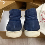 Authentic Christian Louboutin Blue Suede Desert Boot sneakers 6UK 40 7US