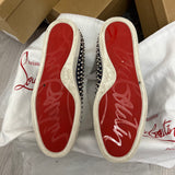 Authentic Christian Louboutin Denim Rollerboat Spikes Sneakers 7.5UK 8.5US 41.5