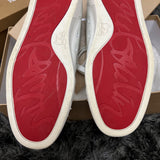 Authentic Christian Louboutin white leather sneakers 8UK 8 42