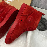 Authentic Christian Louboutin Red Suede Sneakers 9UK 43 10US