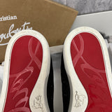Authentic Christian Louboutin Mesh Black Leather Sneakers 9UK 43 10US